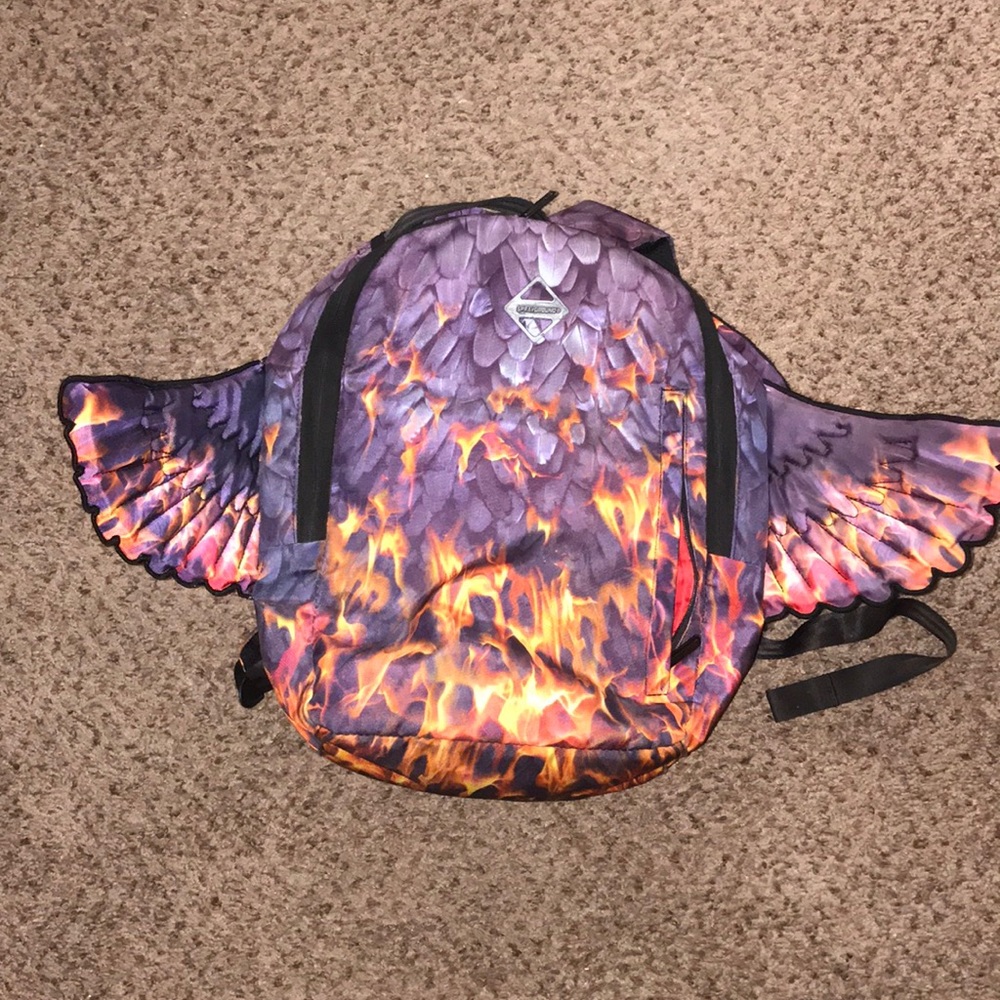 SprayGround Fire Wings BookBag